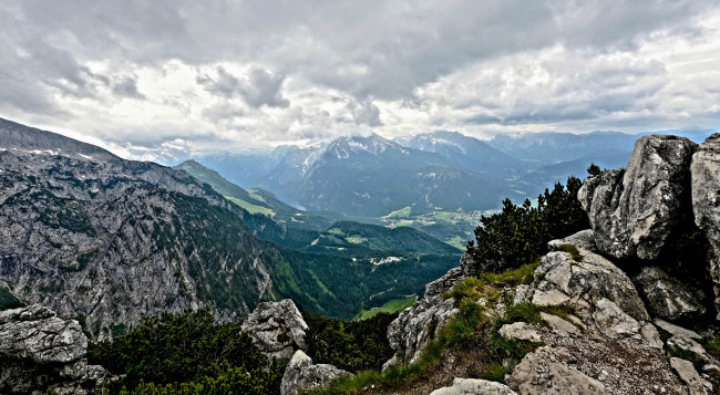 Обои картинки фото природа, горы, облака, небо