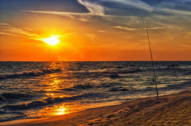 Обои картинки фото природа, восходы, закаты, закат