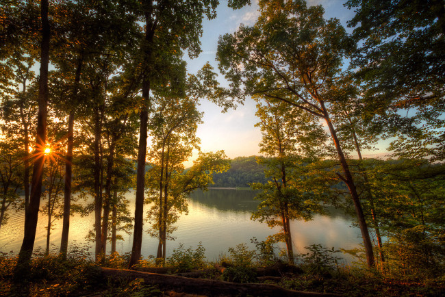 Обои картинки фото природа, восходы, закаты, рассвет