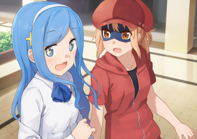 Обои картинки фото аниме, himouto umaru-chan, dacchi, tachibana, sylphynford, doma, umaru, девочки, арт, himouto, umaru-chan