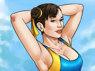 Картинка рисованное люди фон взгляд девушка