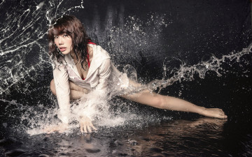 Картинка девушки -unsort+ азиатки вода поза девушка