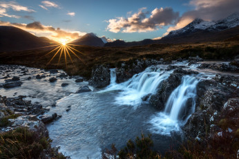 Картинка природа водопады простор