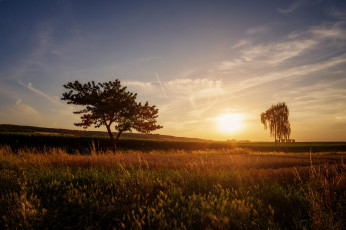 Картинка природа восходы закаты простор