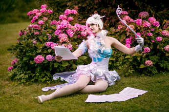 Картинка разное cosplay+ косплей наряд фея девушка модель природа