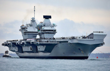 Картинка hms+queen+elizabeth корабли авианосцы +вертолётоносцы вмф
