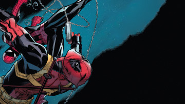 Картинка рисованное комиксы deadpool