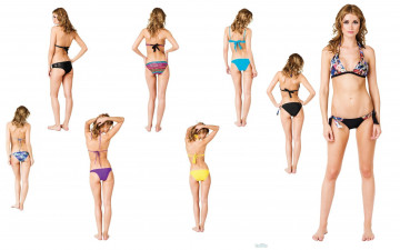 Картинка девушки sarah+mutch блондинка модель купальники