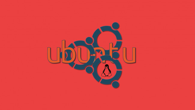 Обои картинки фото компьютеры, ubuntu linux, логотип, фон