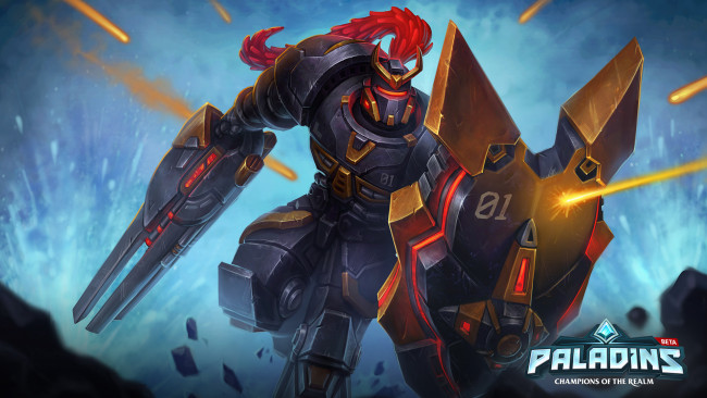 Обои картинки фото видео игры, paladins