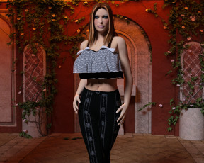 Картинка 3д+графика люди+ people фон взгляд девушка