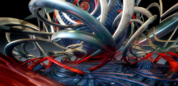 Картинка 3д+графика абстракция+ abstract fun world форма цвет фон