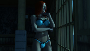 Картинка 3д+графика люди+ people взгляд фон девушка