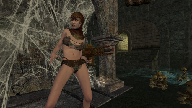 Обои картинки фото 3д графика, фантазия , fantasy, фон, взгляд, девушка