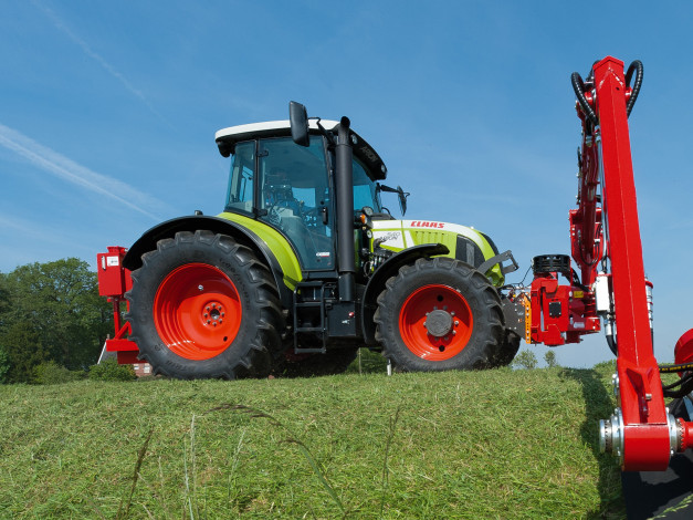 Обои картинки фото техника, тракторы, claas