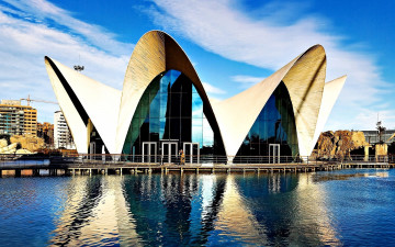 обоя города, валенсия , испания, оригинальные, здания