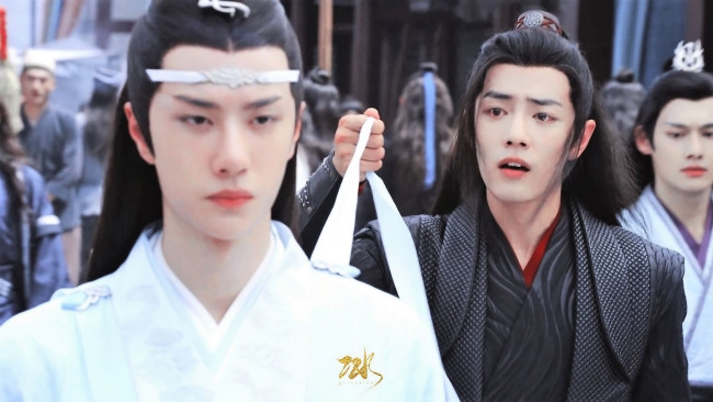 Обои картинки фото кино фильмы, the untamed, вэй, усянь, лань, ванцзы, лента