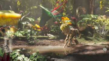 Картинка i+am+groot++ сериал+2022+–+ мультфильмы i+am+groot я есть грут мультфильм персонаж короткометражка фантастика фэнтези