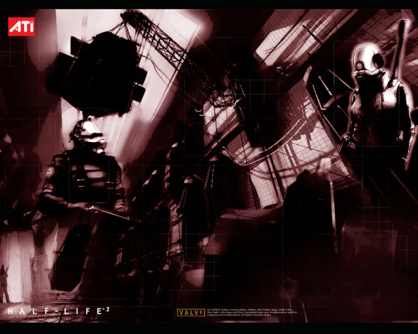 Обои картинки фото ati, half, life®, gulag, компьютеры