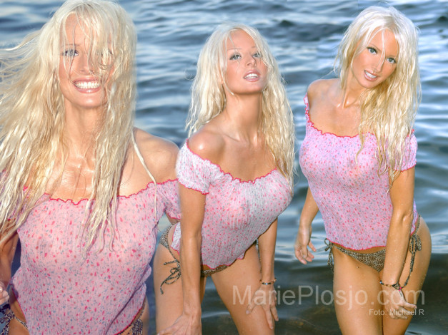 Обои картинки фото Marie Plosjo, девушки