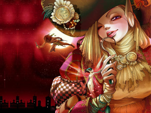 Картинка аниме weapon blood technology