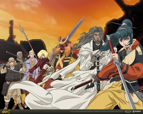 Обои картинки фото аниме, samurai