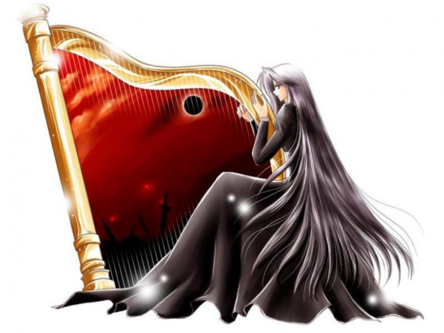 Обои картинки фото аниме, headphones, instrumental