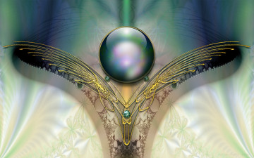 Картинка 3д графика fractal фракталы