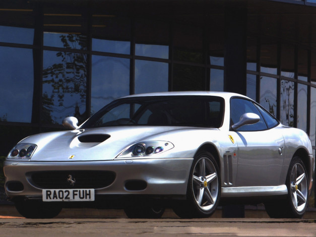 Обои картинки фото ferrari, 575m, maranello, 2002, автомобили