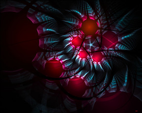 Картинка 3д графика fractal фракталы