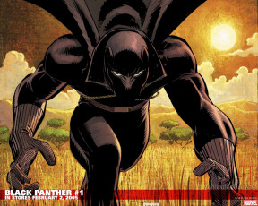 Картинка Черная пантера комикс рисованные комиксы