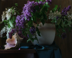 Картинка ира быкова цветы сирень