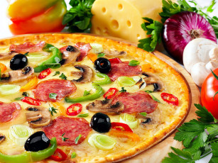 Картинка еда пицца