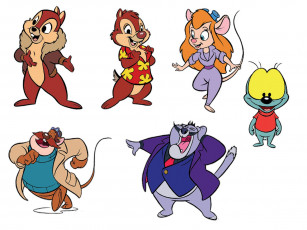 Картинка мультфильмы chip `n dale rescue rangers