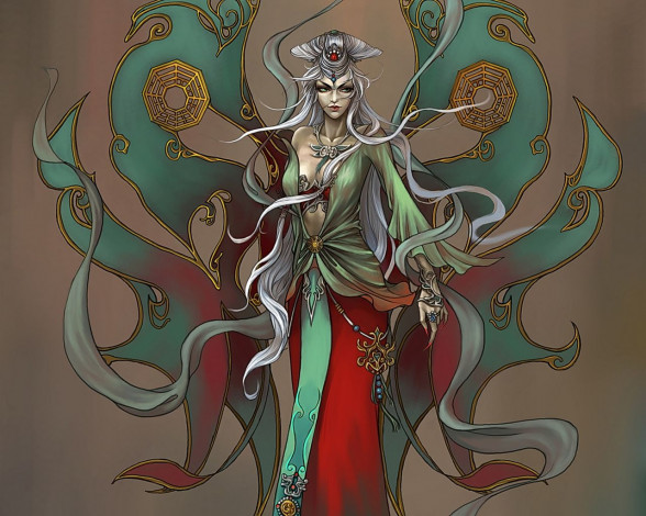 Обои картинки фото фэнтези, девушки