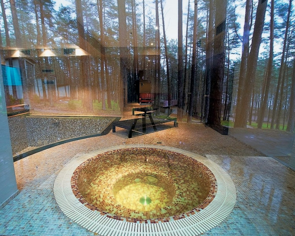 Обои картинки фото интерьер, бассейны, открытые, площадки