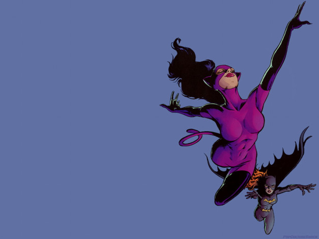 Обои картинки фото catwoman, рисованные, комиксы
