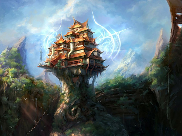 Обои картинки фото фэнтези, замки