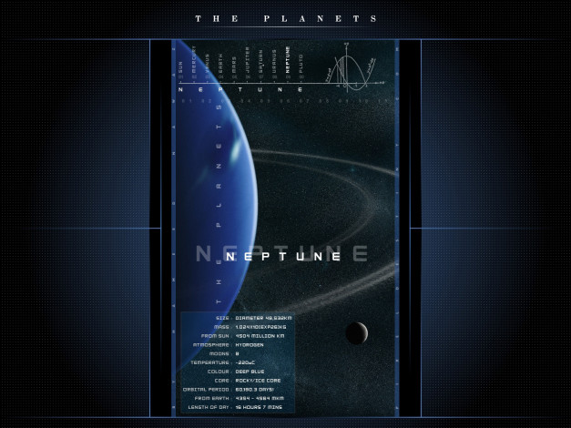 Обои картинки фото космос, нептун