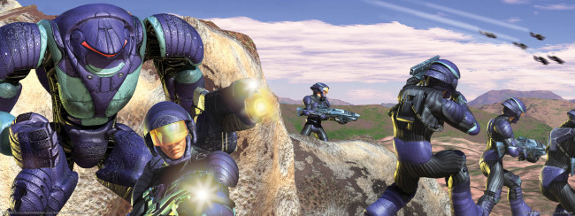 Обои картинки фото видео, игры, planetside