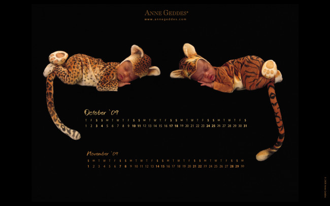 Обои картинки фото календари, дети