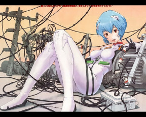 Картинка аниме evangelion