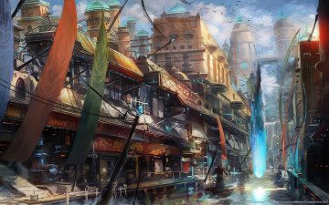 Картинка sailing through фэнтези иные миры времена