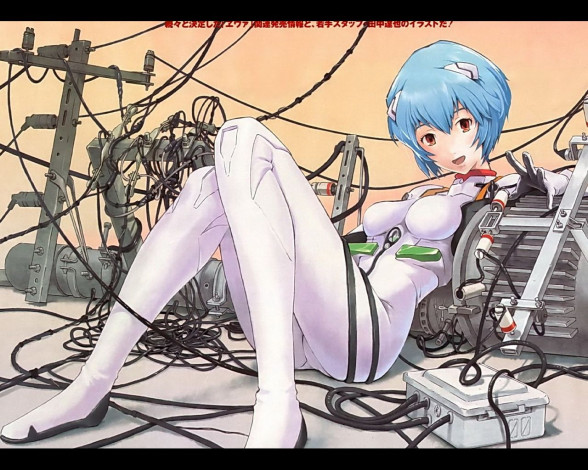 Обои картинки фото аниме, evangelion