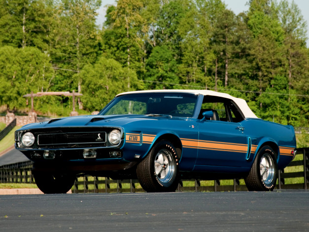 Обои картинки фото shelby, gt500, convertible, автомобили, mustang