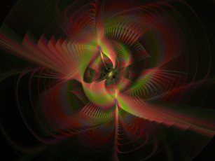 Картинка 3д графика fractal фракталы абстракция узор