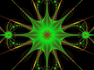 Картинка 3д графика fractal фракталы абстракция узор форма цвет