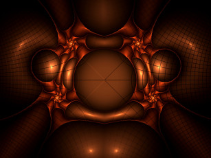 Картинка 3д графика fractal фракталы тёмный узор