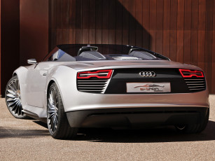 Картинка audi tron spyder concept автомобили