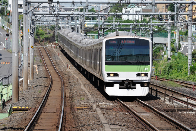 Обои картинки фото техника, электрички, электричка, рельсы